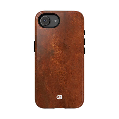 Oxidized Corten · Tough Phone Case for iPhone · Brown