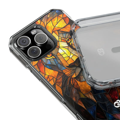 Amber Glass Lion · Impact Phone Case for iPhone · Magsafe