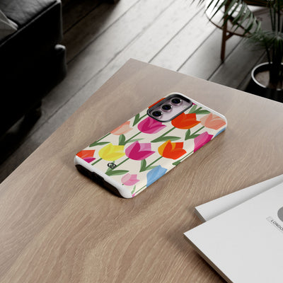 Vibrant Petal Grid · Tough Capa para Samsung