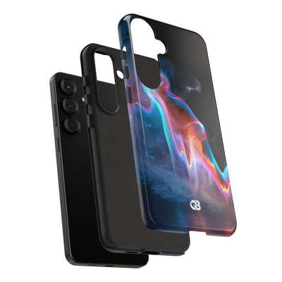 Neon Waveform · Tough Phone Case for Samsung · Black