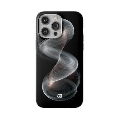 Luminous Vortex · Lite Phone Case for iPhone ·  Black