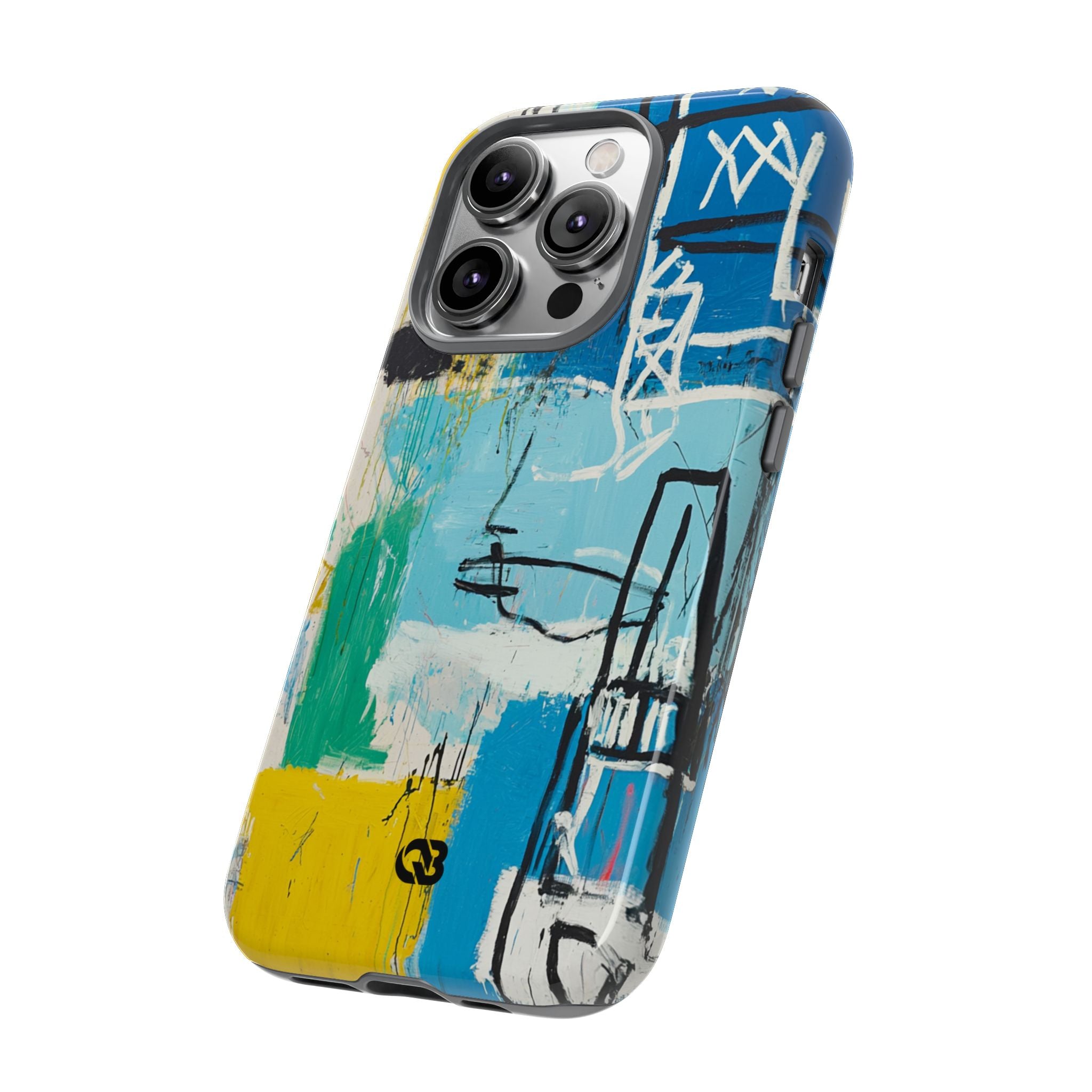 Azure Urban Scribble · Tough Phone Case for iPhone
