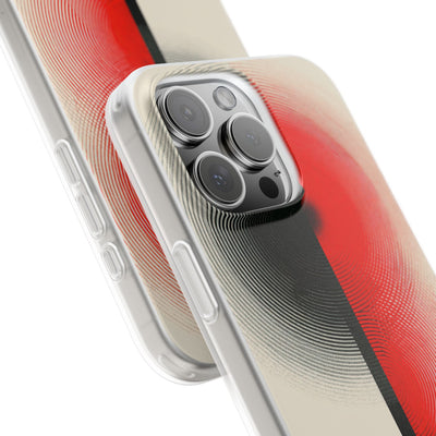 Red Lite Phone Case for iPhone - Split Signal Red