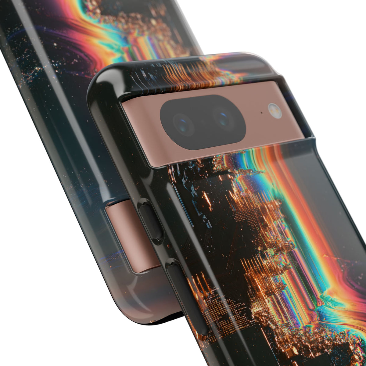 Prismatic Circuit · Tough Phone Case for Pixel ·  Black