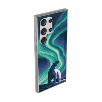 Arctic Aurora Bear · Lite Phone Case for Samsung · Teal