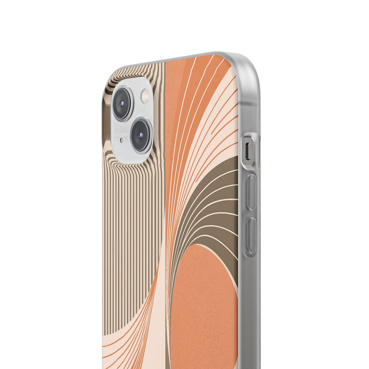 Terracotta Meridian · Lite Phone Case for iPhone ·  Orange
