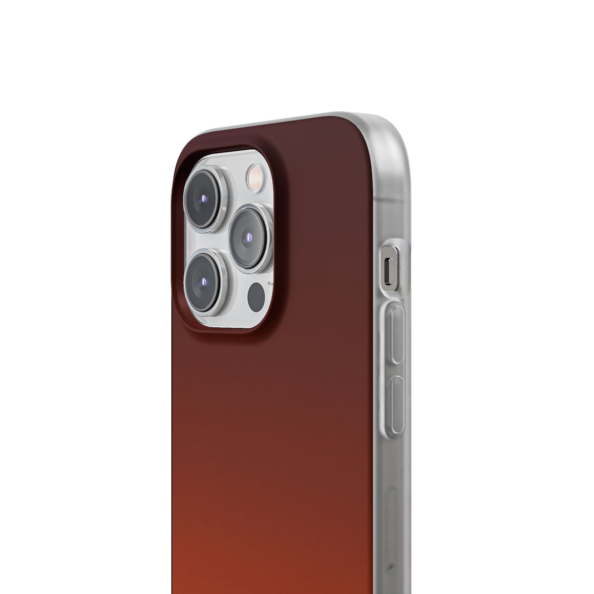 Orange Lite Phone Case for iPhone - Obsidian Ember Fade