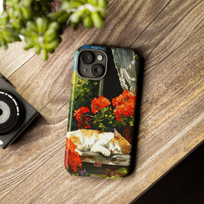 Sleeping Ginger Bloom · Tough Phone Case for iPhone