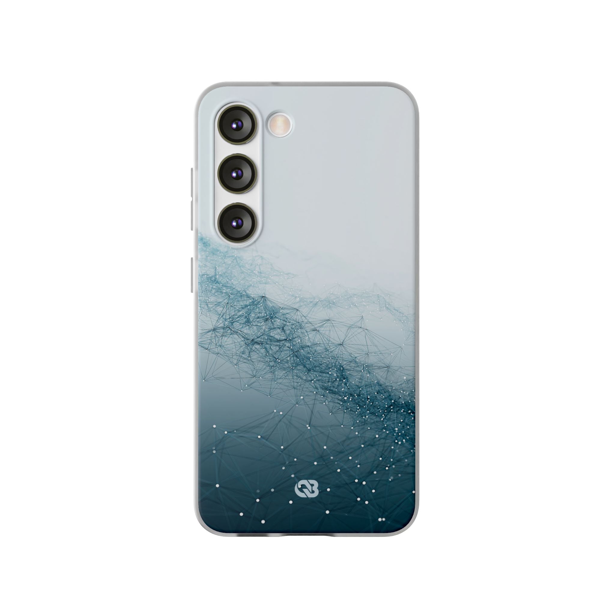 Teal Lite Phone Case for Samsung - Cyan Vector Lattice