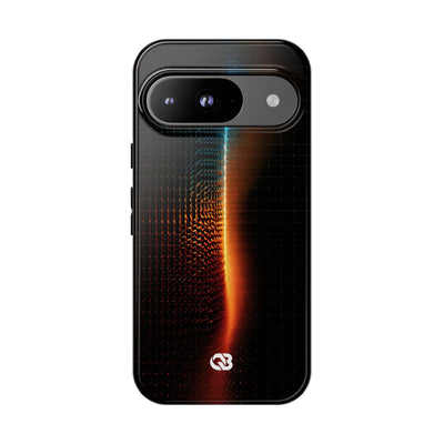 Luminous Refraction Grid · Tough Phone Case for Pixel ·  Black