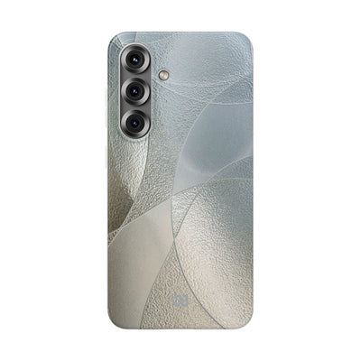 Silver Lite Phone Case for Samsung - Frosted Silver Mosaic