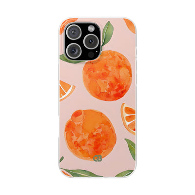 Sunkissed Orange Harvest · Soft Case na telefon dla iPhone