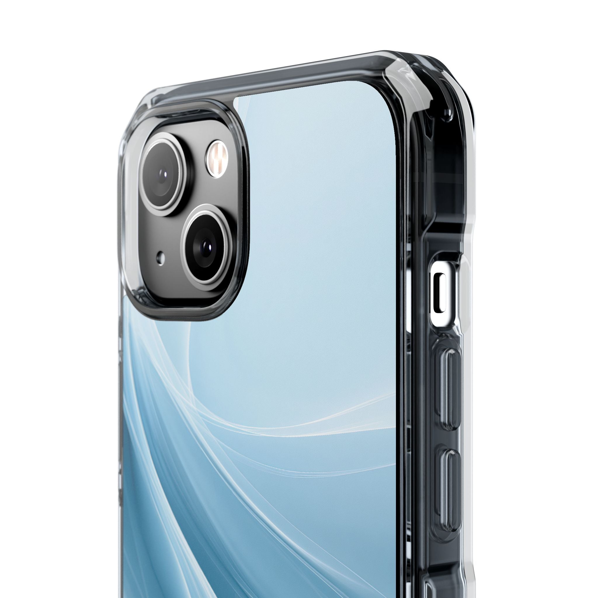 Blue Impact MagSafe Phone Case for iPhone - Arctic Silk Drift