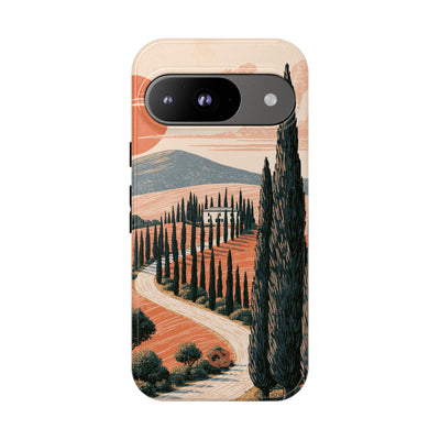 Orange Tough Phone Case for Google Pixel - Terracotta Ridge Trail