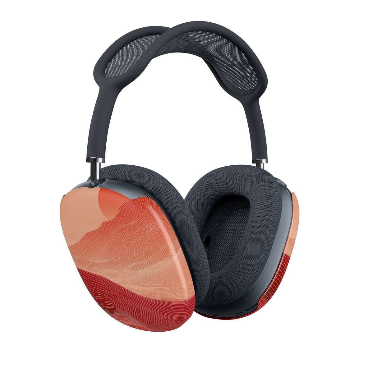 Crimson Dune Horizon · Hard Case for AirPods Max · Red