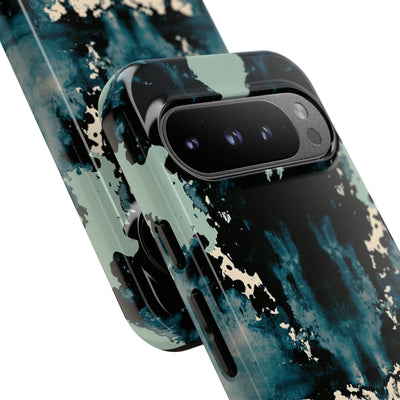 Rorschach Ink Void · Tough Phone Case for Pixel ·  Black