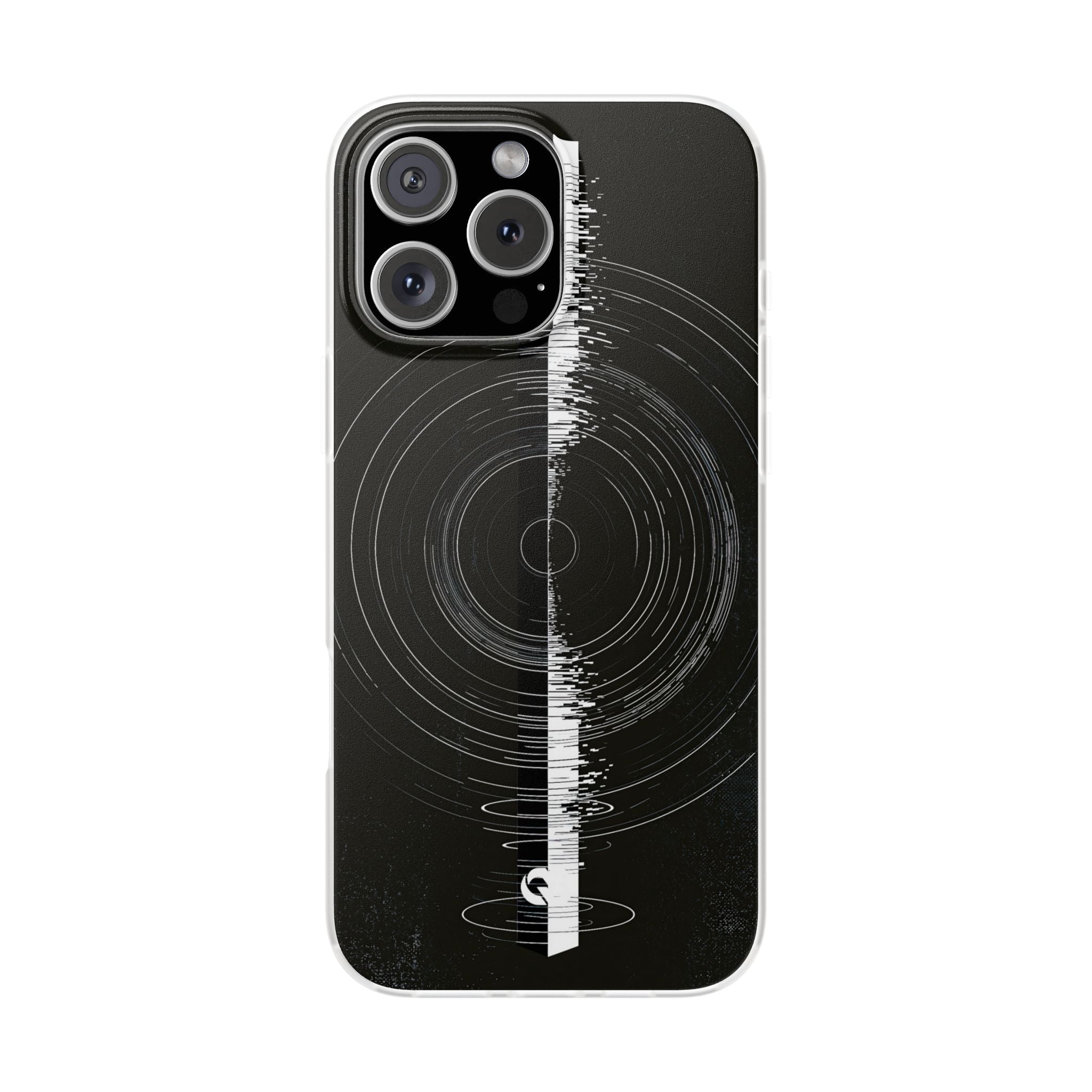 Black Lite Phone Case for iPhone - Obsidian Orbital Signal