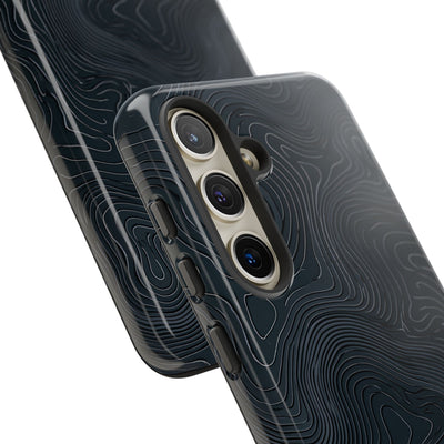 Obsidian Elevation · Tough Phone Case for Samsung · Black