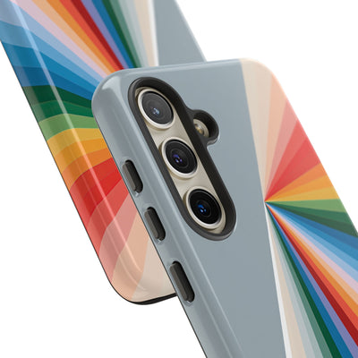 Grey Tough Phone Case for Samsung - Slate Prism Burst