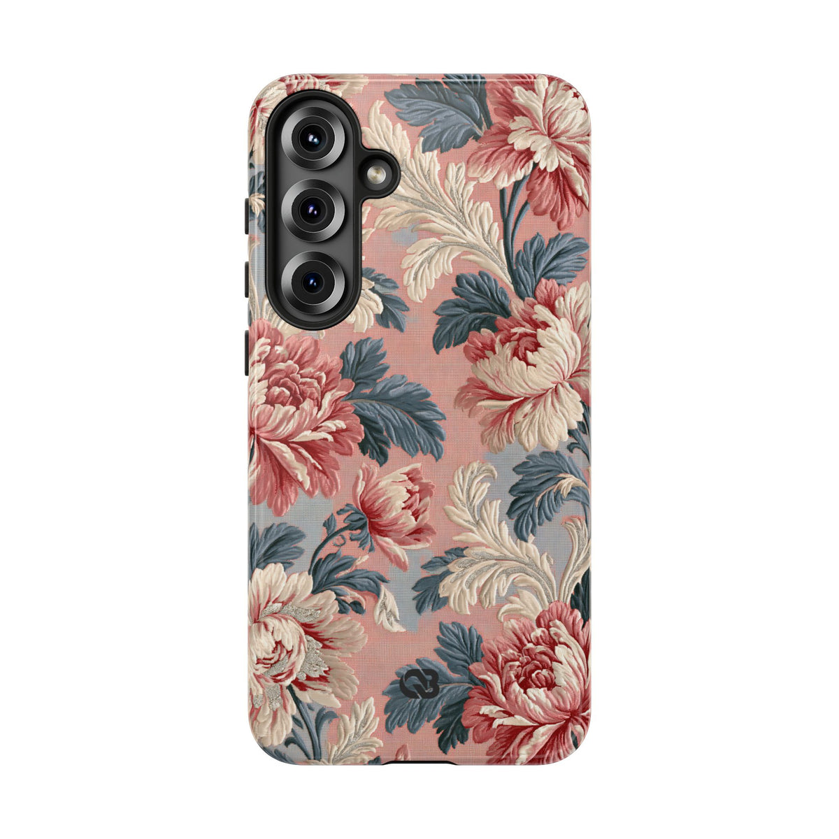 Blush Peony Jacquard · Tough Phone Case for Samsung · Pink