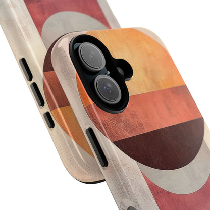 Sunset Orb iPhone 16 Case - Tough