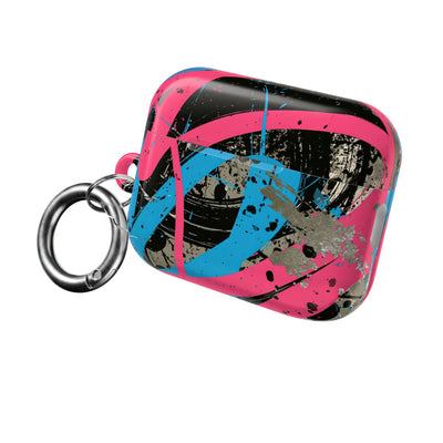Cyber Splatter Flow · Hard Case for AirPods & AirPods Pro · Pink