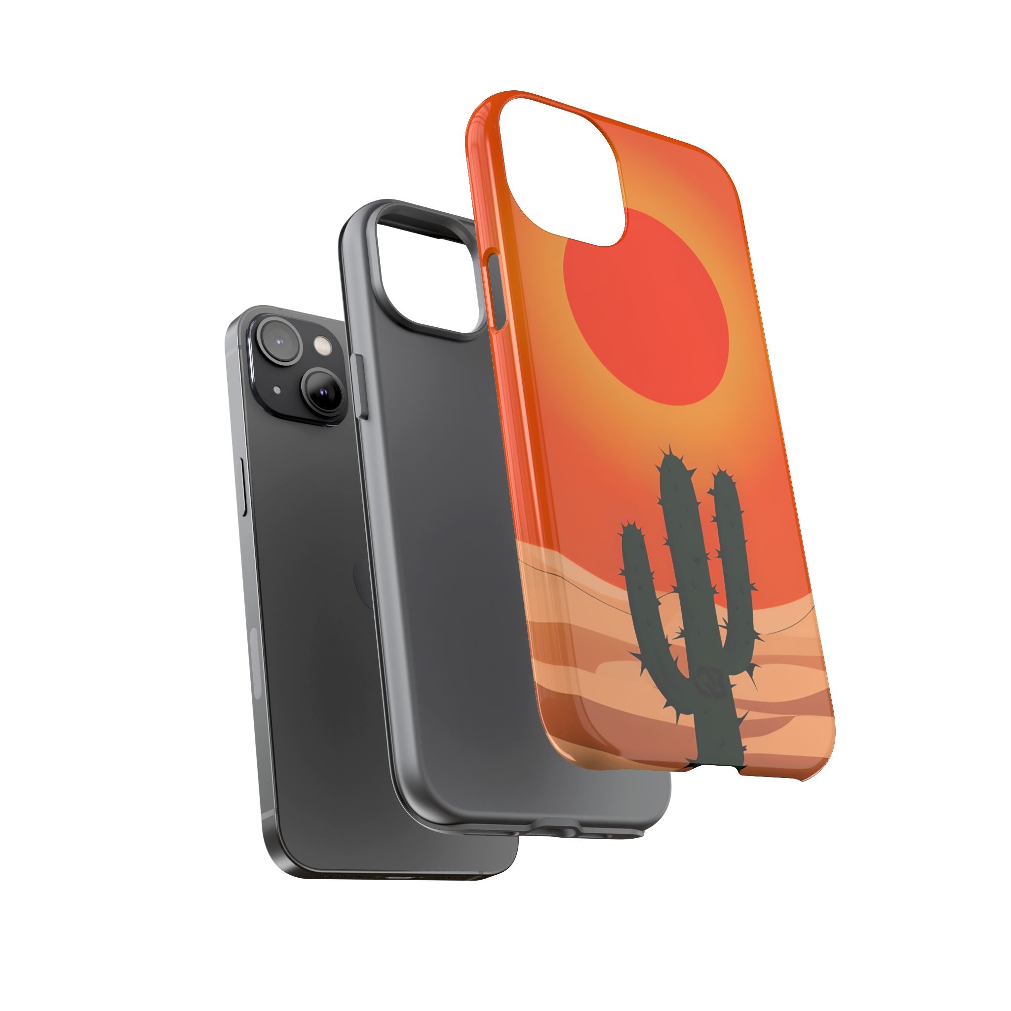 Scorched Saguaro Sunset · Tough Phone Case for iPhone