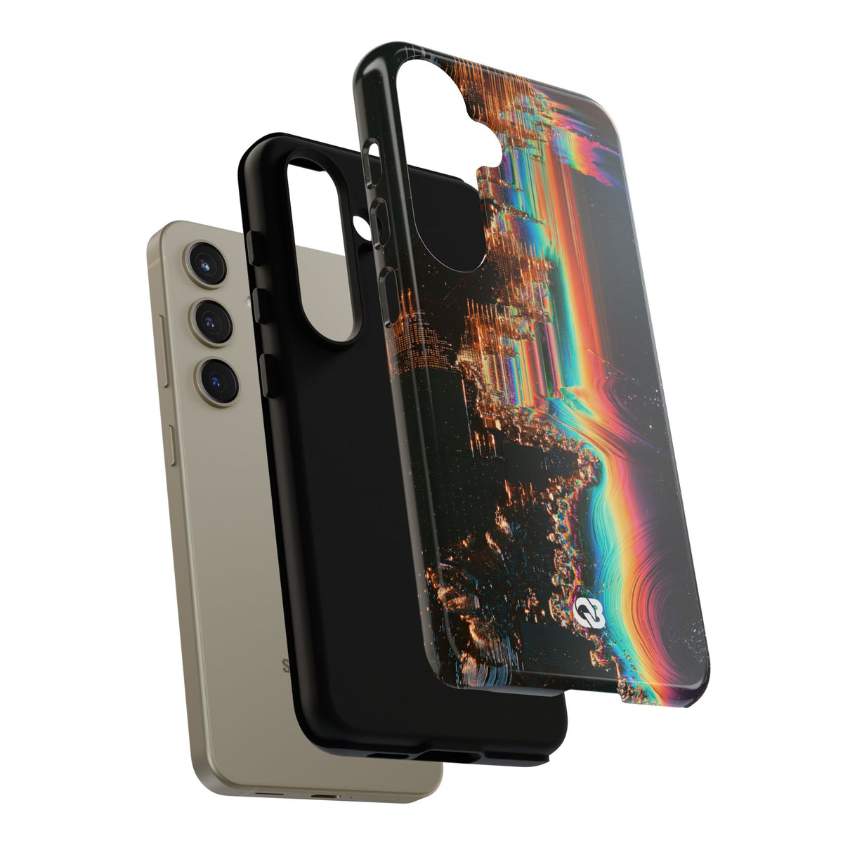 Prismatic Circuit · Tough Phone Case for Samsung · Black