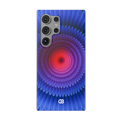 Radial Spectrum Bloom · Lite Phone Case for Samsung · Blue