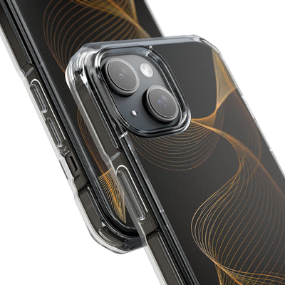 Gold Impact MagSafe Phone Case for iPhone - Burnished Bronze Helix