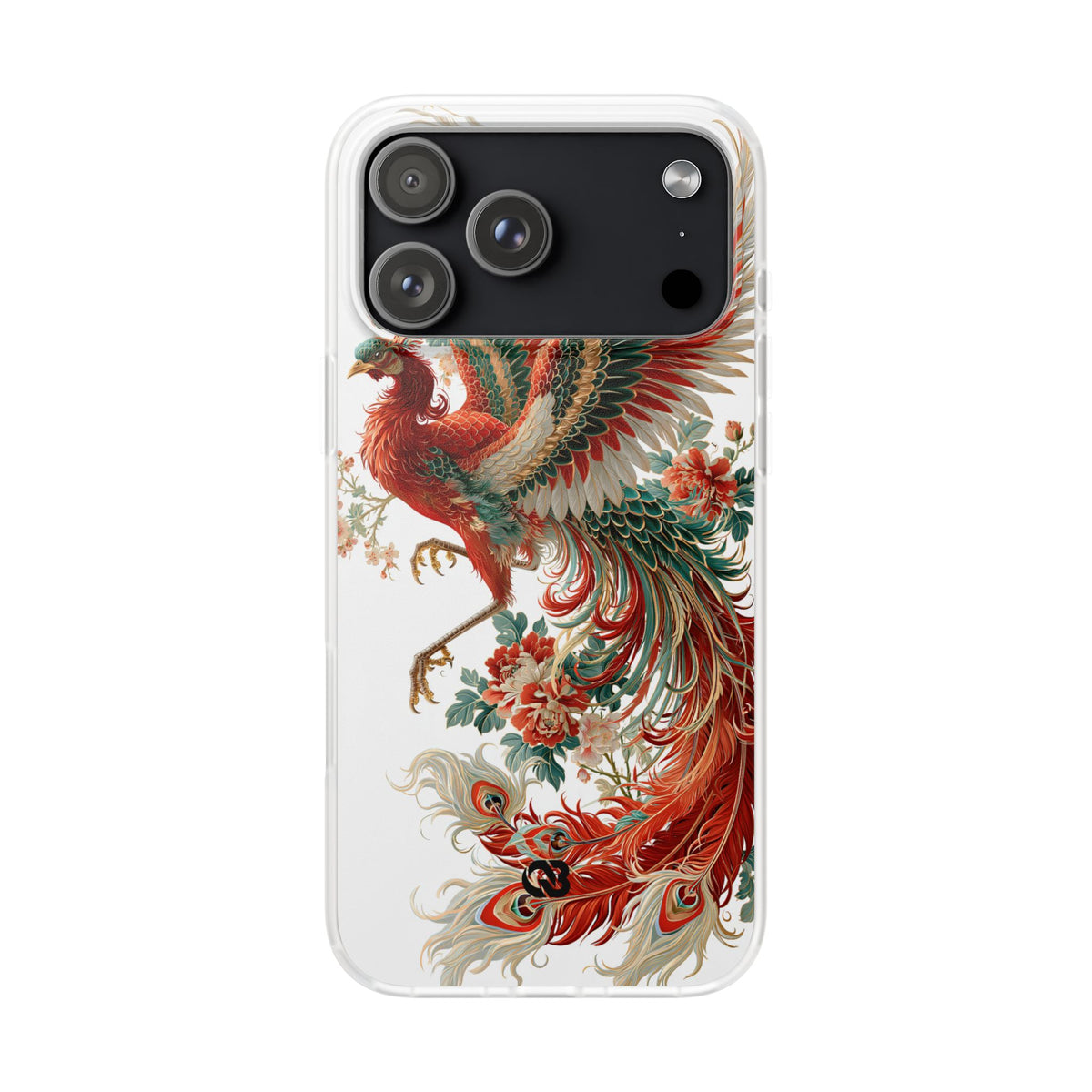 Vermilion Imperial Phoenix · Lite Phone Case for iPhone ·  Red