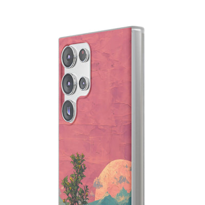 Lunar Pastel Bloom · Soft Phone Case for Samsung
