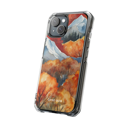 Snowy Peaks Autumn iPhone 15 Case - Impact