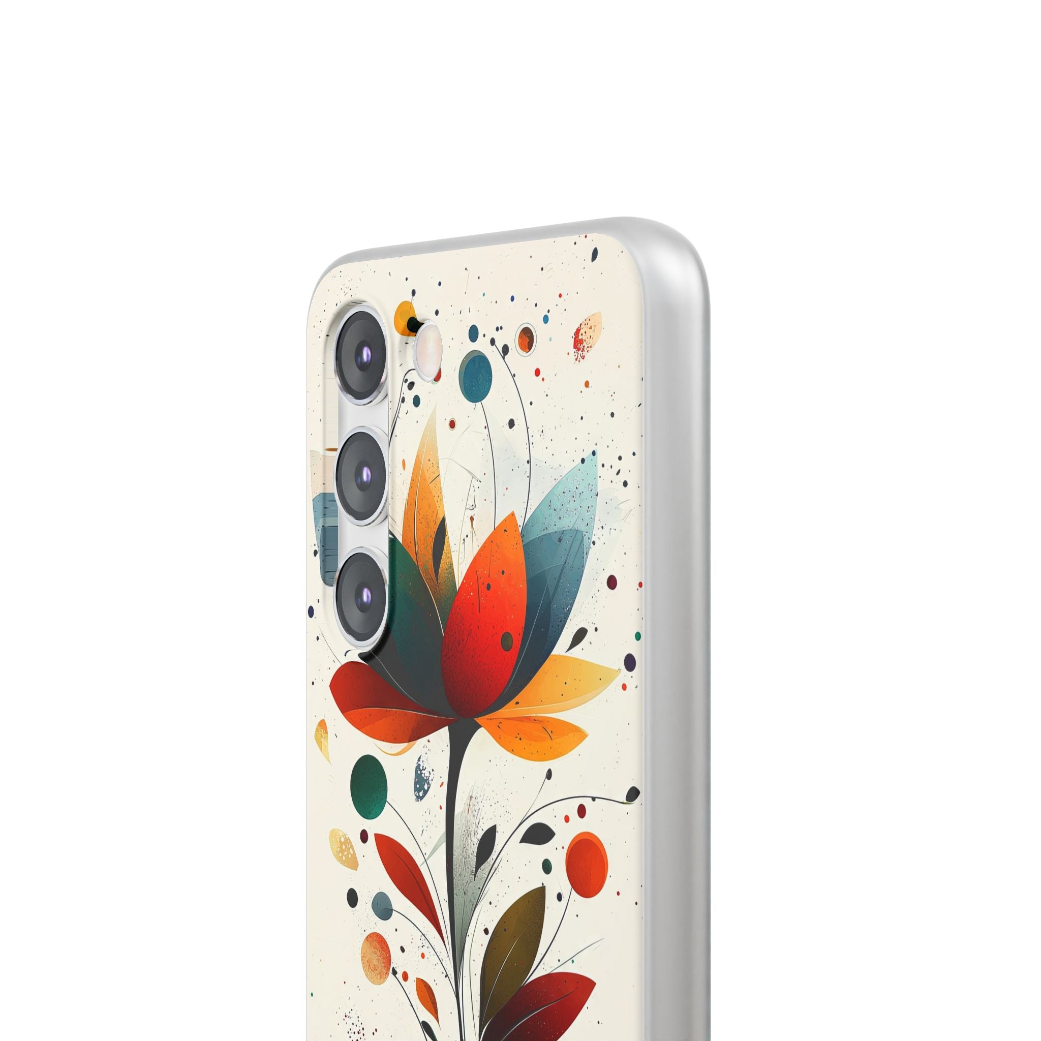 Burnt Petal Abstract · Soft Handyhülle für Samsung