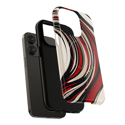 Crimson Flow Waves · Tough+ Magsafe