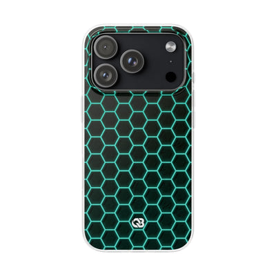 Neon Hex Spectrum · Lite Phone Case for iPhone ·  Teal