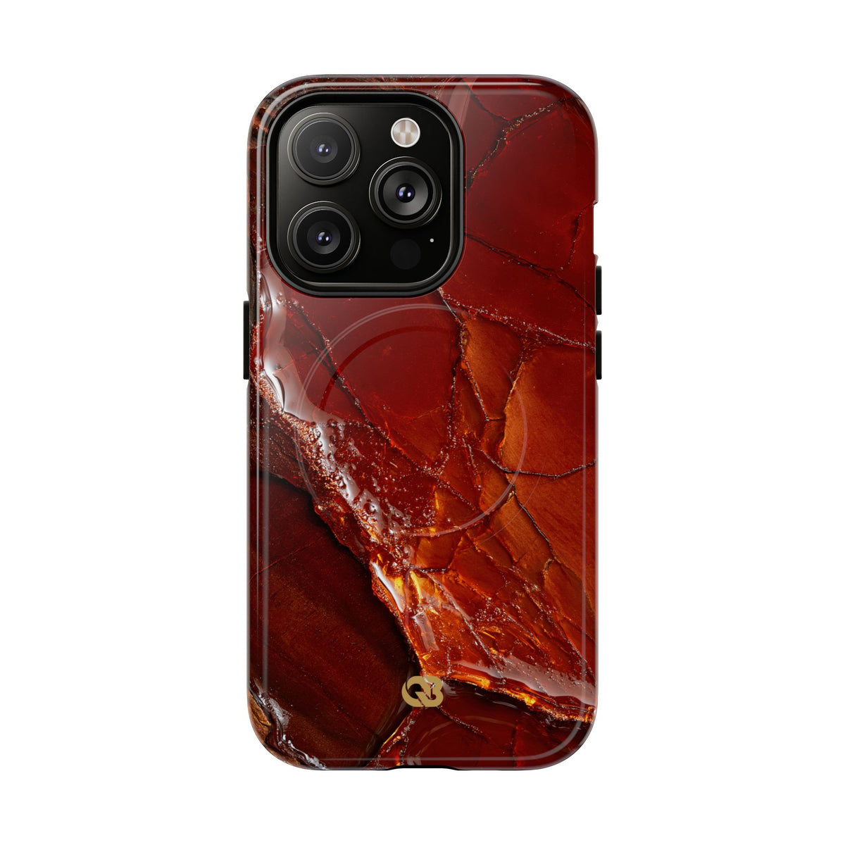 Amber Embrace · Tough 2.0 Magnetic Phone Case for iPhone · Brown