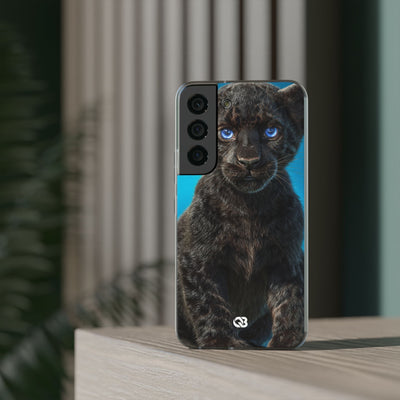 Sapphire Gaze Panther · Soft Phone Case for Samsung