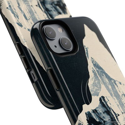 Blue Tough 2.0 Magsafe Phone Case for iPhone - Frozen Navy Monolith
