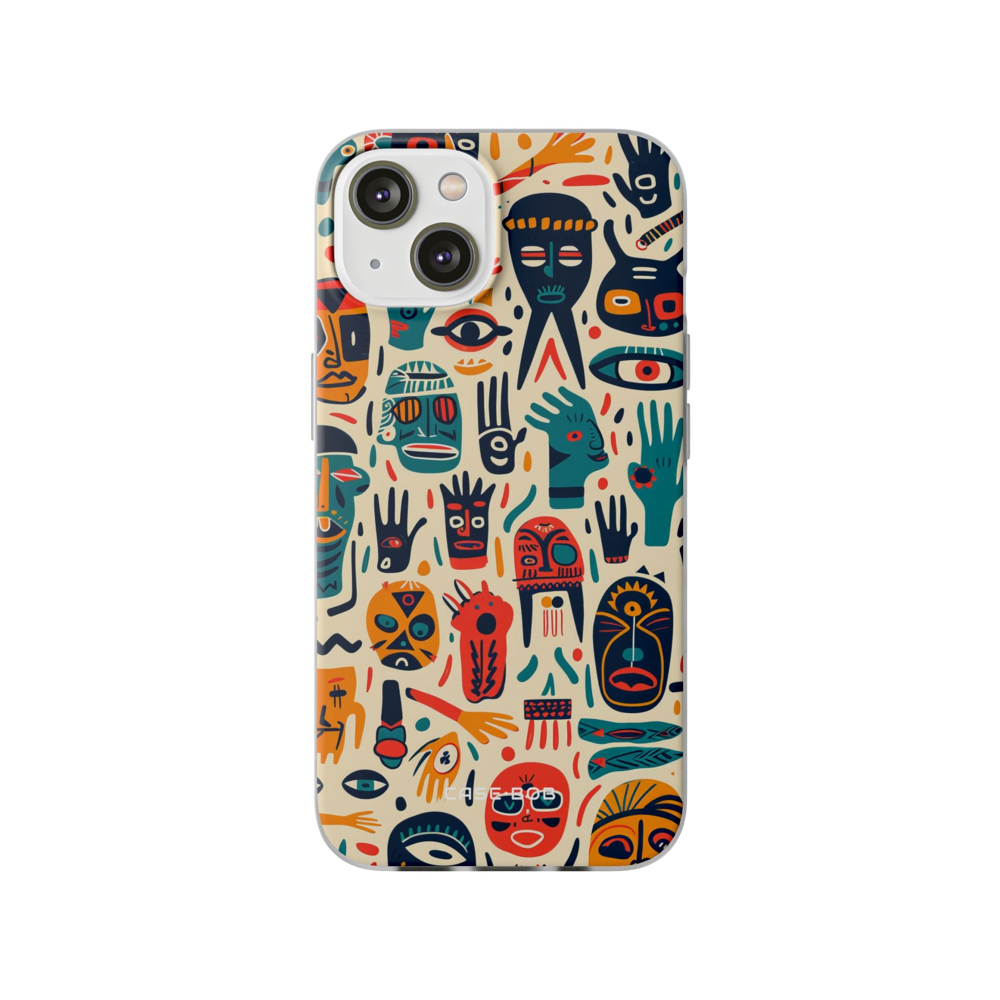 Lebendige Gesichter iPhone 14 Case - Soft