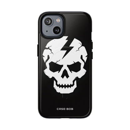Lightning Skull iPhone 14 Case - Tough+