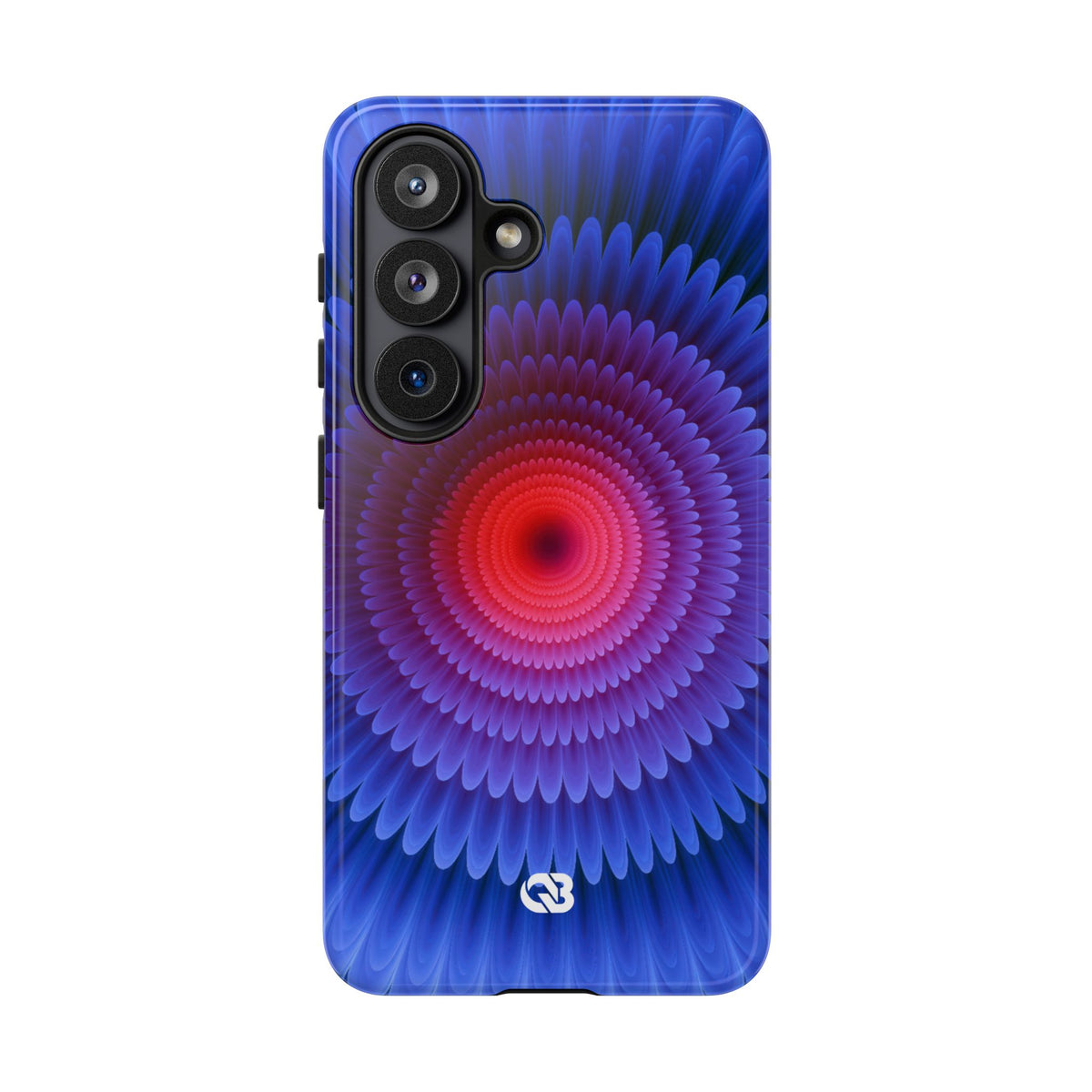 Radial Spectrum Bloom · Tough Phone Case for Samsung · Blue