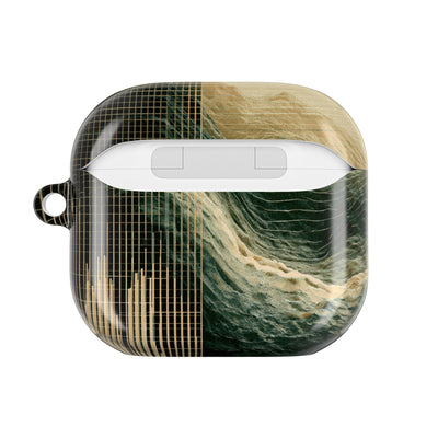 Orbital Topography · Hard Case for AirPods & AirPods Pro · Green