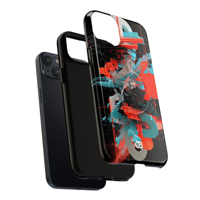 Fragmented Cyber Core · Tough 2.0 Magnetic Phone Case for iPhone · Black