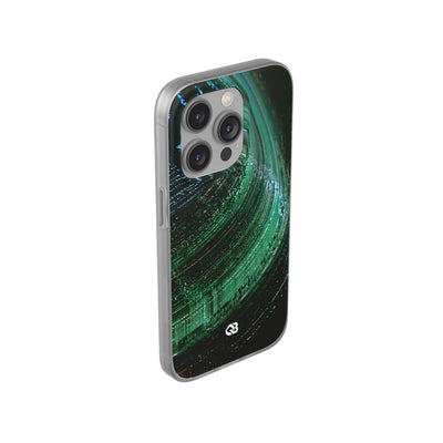 Orbital Data Stream · Lite Phone Case for iPhone ·  Green