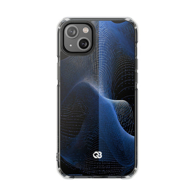 Blue Impact MagSafe Phone Case for iPhone - Electric Blue Flux