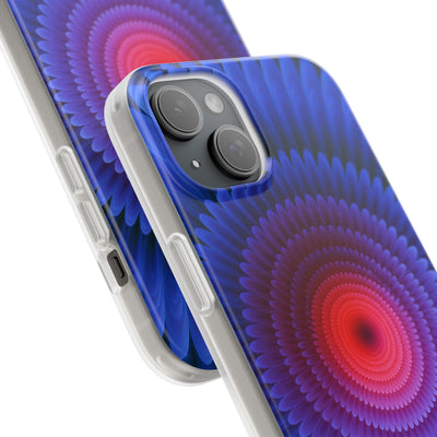 Radial Spectrum Bloom · Lite Phone Case for iPhone ·  Blue