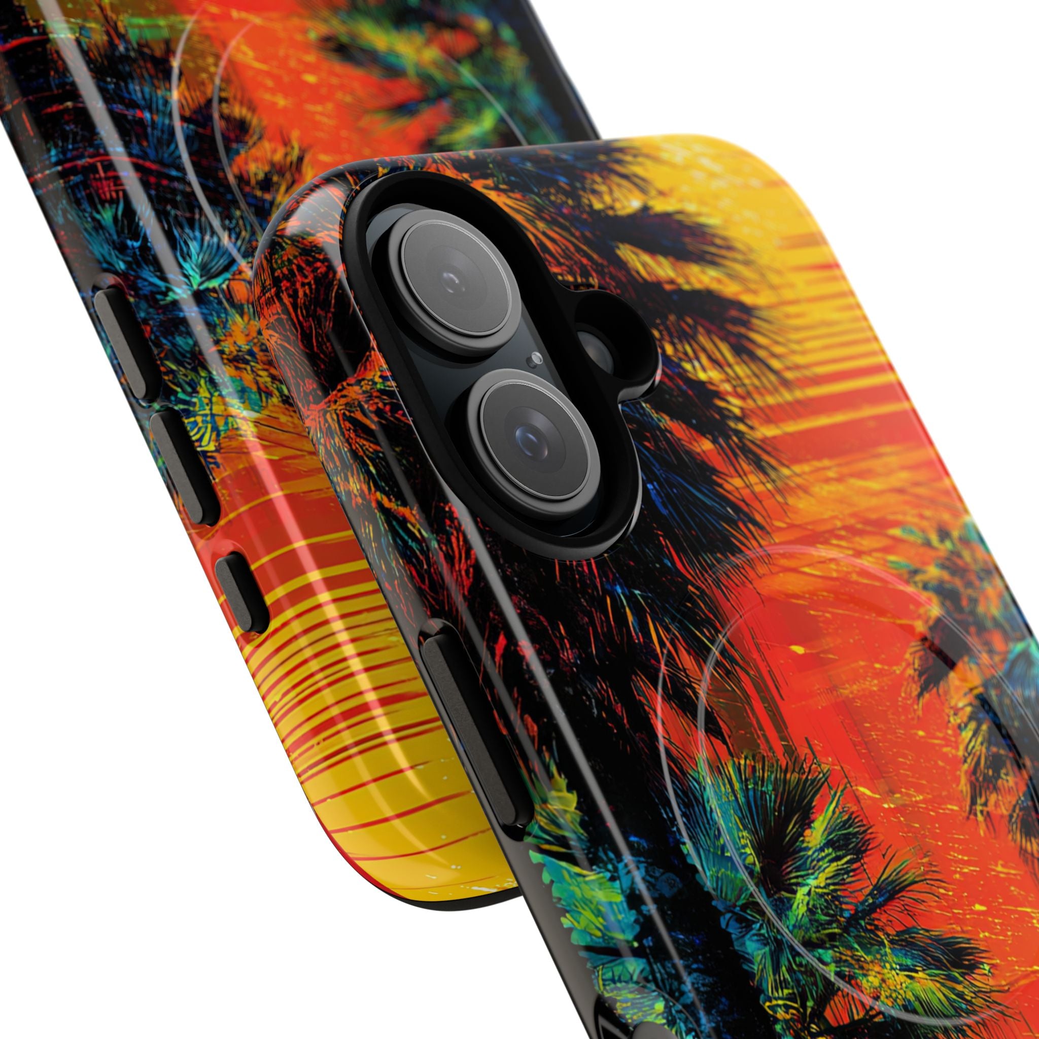 Tropical Sunburst iPhone 16 Case - Tough+