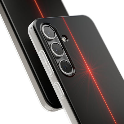 Red Lite Phone Case for Samsung - Crimson Flare Vector