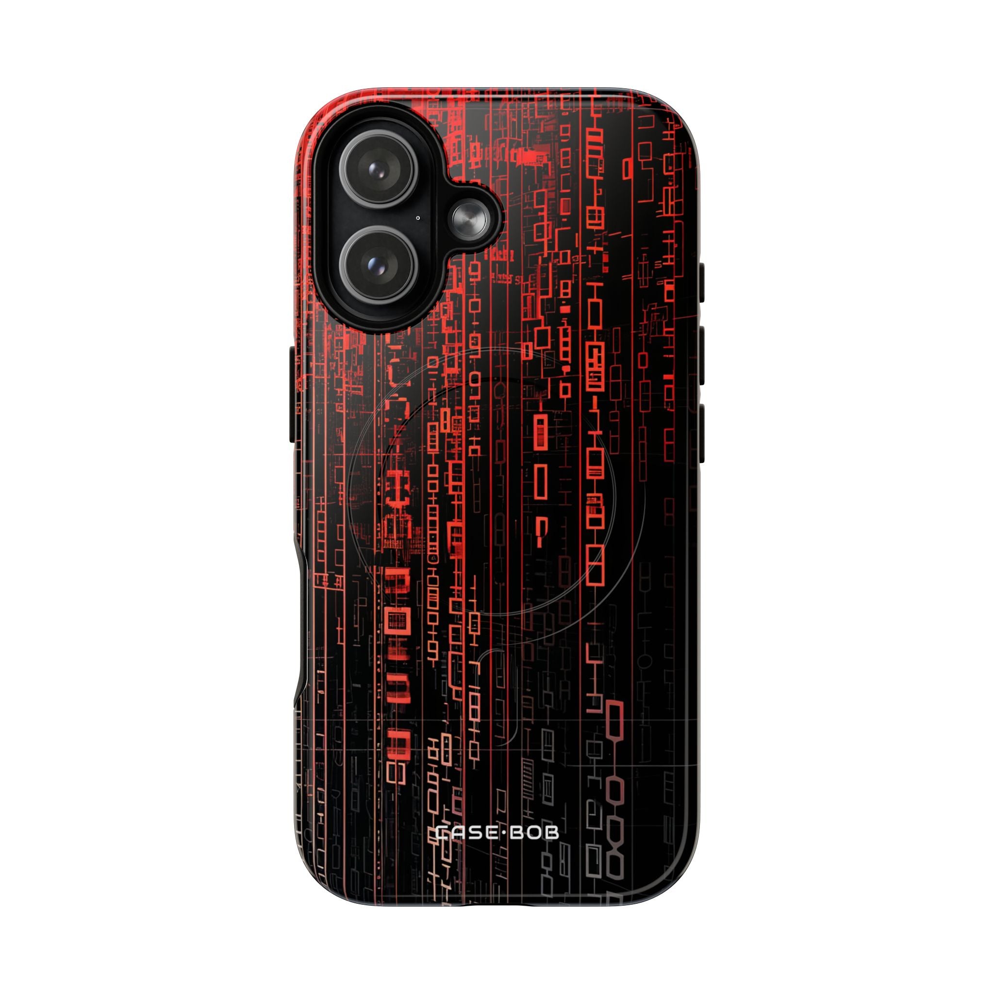 Crimson Glyphs iPhone 17 Case - Tough+ - CASE•BOB
